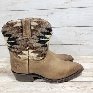 Frye Billy Limited Edition Navajo Blanket short boots